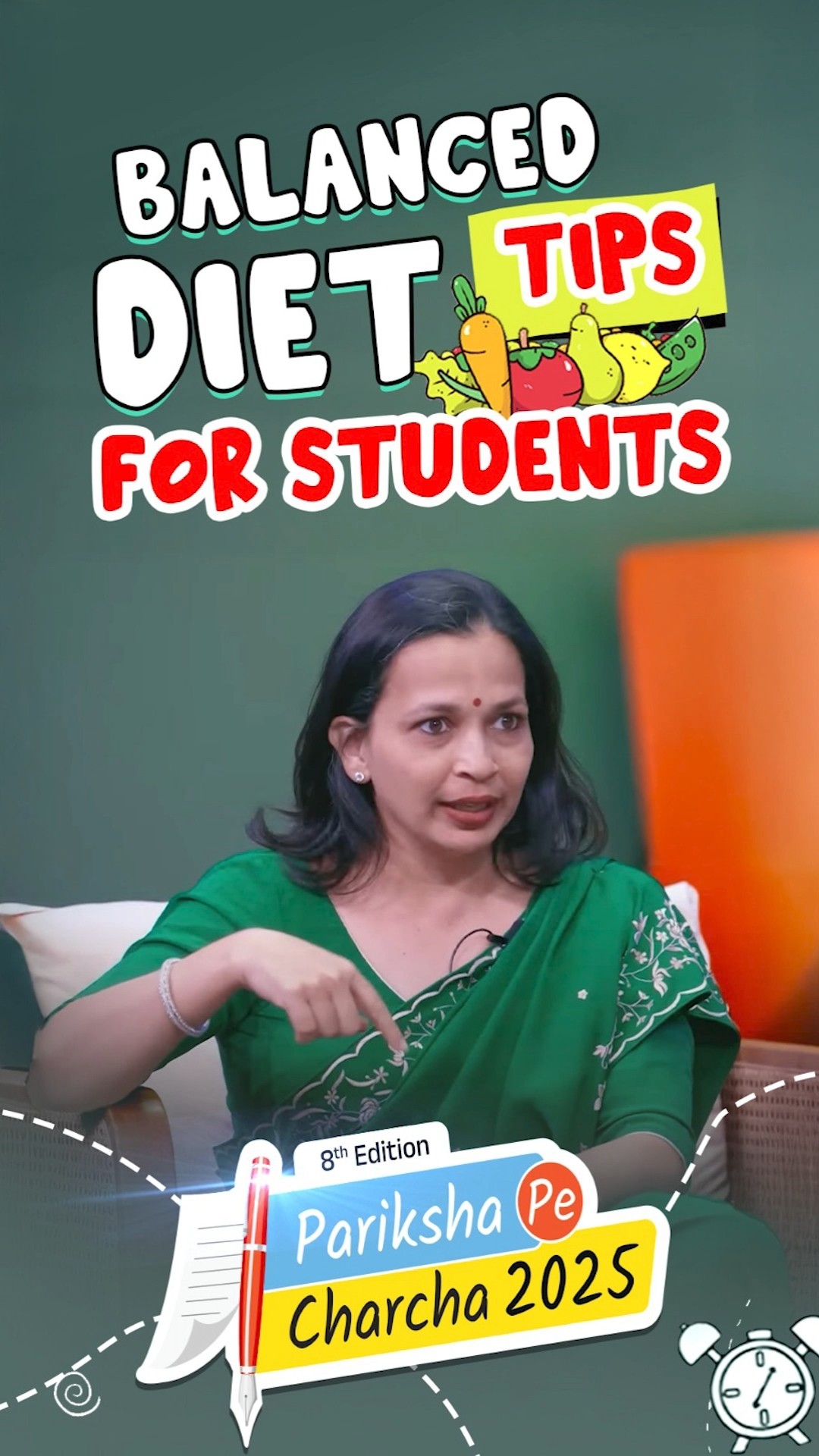 Rujuta Diwaker shares tips on how to maintain a balanced diet with students | #shorts
